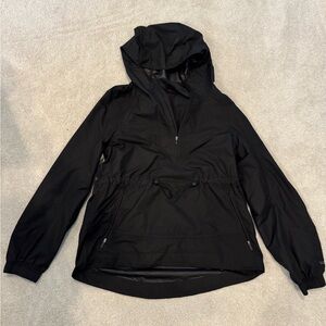 Lululemon pullover 1/4 zip windbreaker black